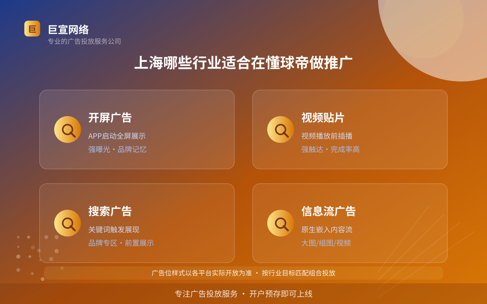 上海哪些行业适合在懂球帝做推广（服务内容介绍）